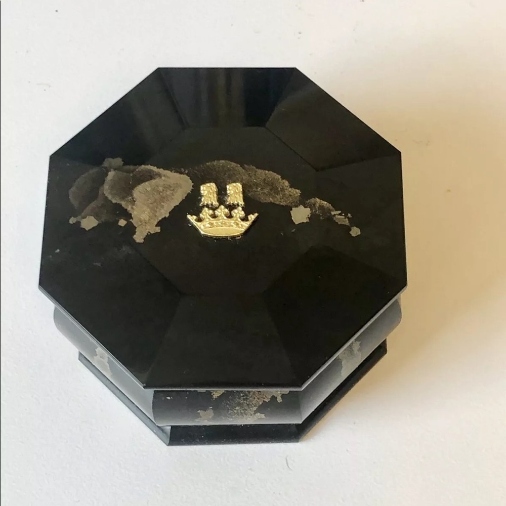 Verdura 18k YGold, shungite, pyrite stone box - Picture 1 of 4